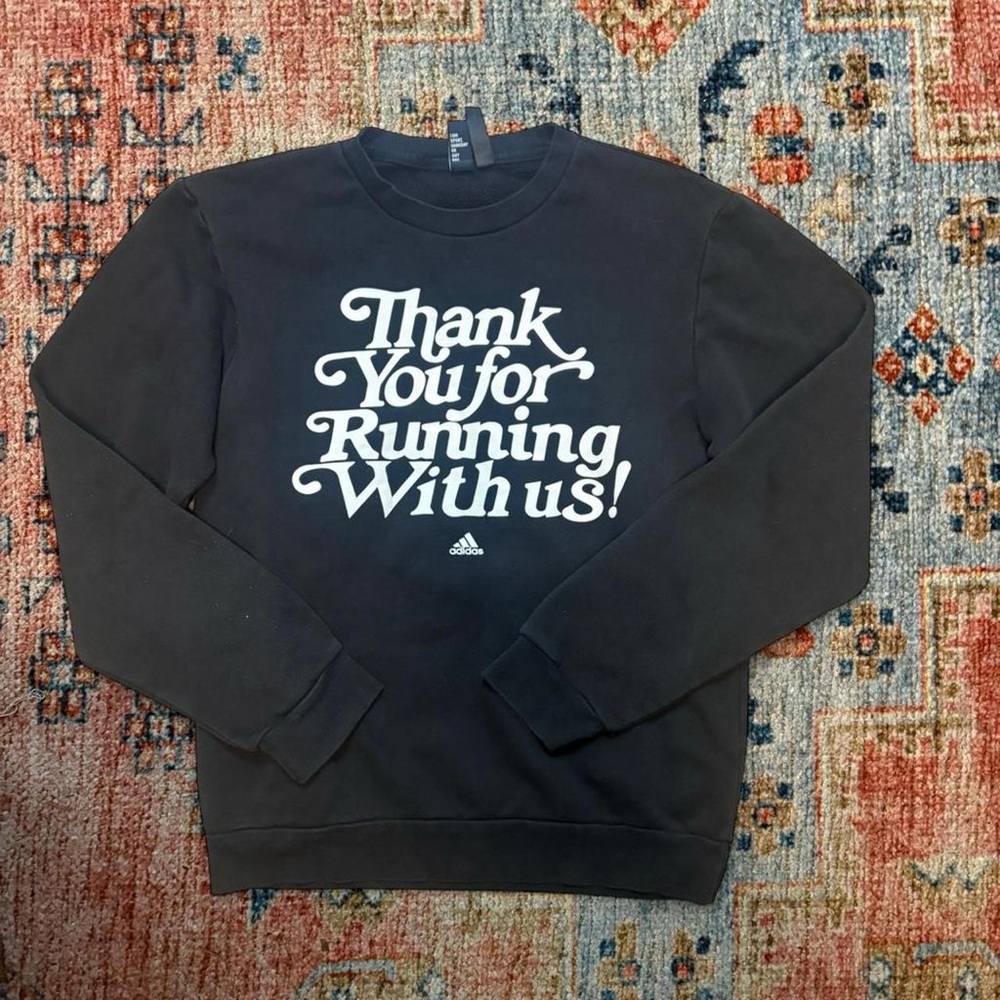 Adidas Black Crewneck Men's Sweater